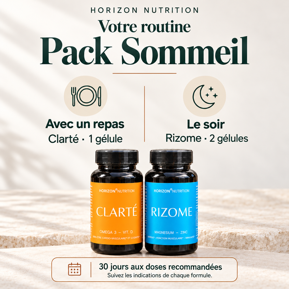 Pack Sommeil — Routine